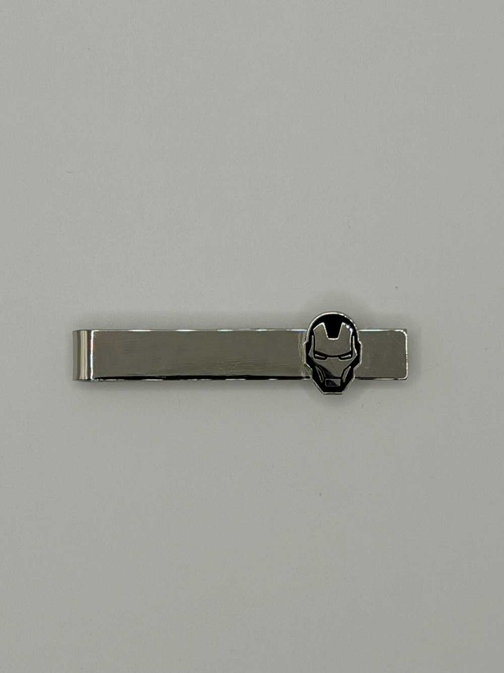 Silver Iron Man Tie Clip - Men's Accessories
